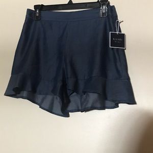 KAARI BLUE FLOWY SHORTS